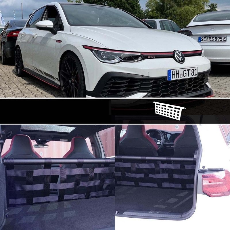 Clubsport Set - Strebe mit Netz für Volkswagen Golf 8 inkl. GTI